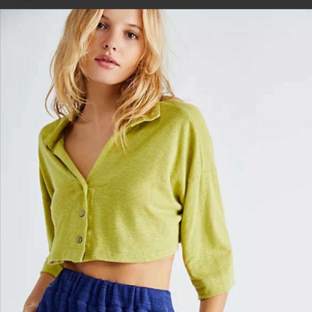 Free People Beach Sarah Set Crop Top
